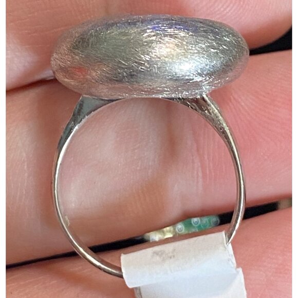 Ring Size 8 Sterling Silver 925 Women Modern Design - Picture 5 of 6